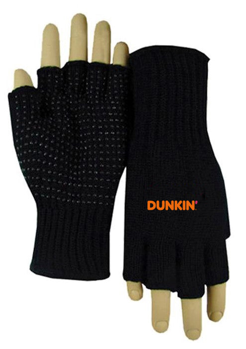 FINGERLESS DRIVE THRU GRIPPER GLOVES "3 Pack" WITH THE DUNKIN'' LOGO