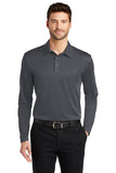 Men's Port Authority® Silk Touch™ Performance Long Sleeve Polo  TM