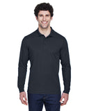 Men's Core 365 Pinnacle Performance Long-Sleeve Piqué Polo