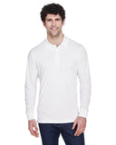 Men's Core 365 Pinnacle Performance Long-Sleeve Piqué Polo