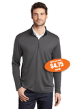 Men's Port Authority® Silk Touch ™ Performance 1/4-Zip  TM